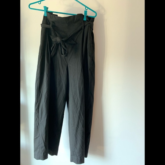 Frank & Oak wide leg front-tie pants - Picture 2 of 8